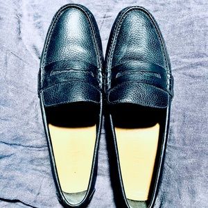 Cole Haan black leather driving shoes
